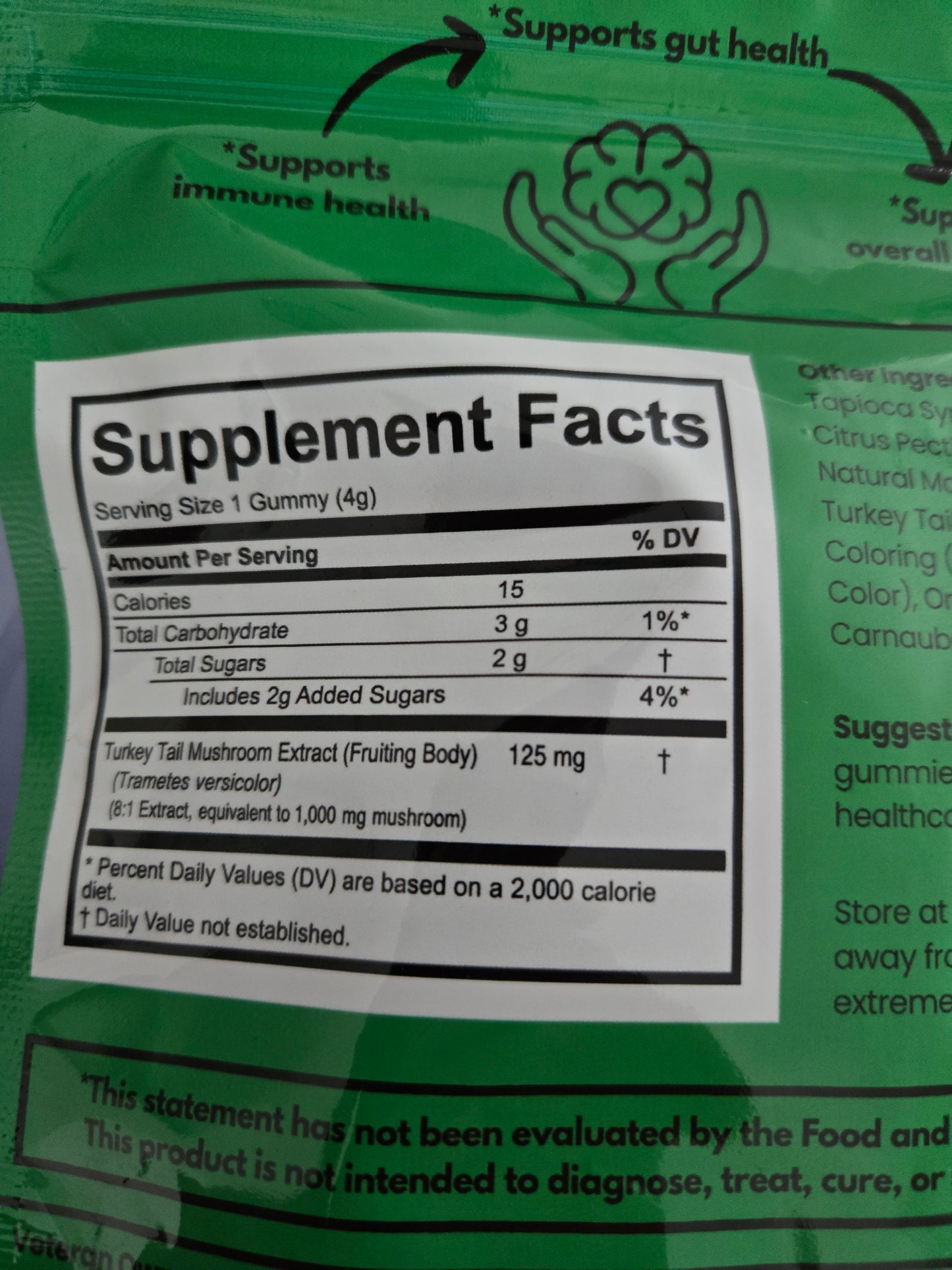 IMMUNO-Cubes: Turkey Tail Mushroom Gummies - Mango (1000mg per gummy)
