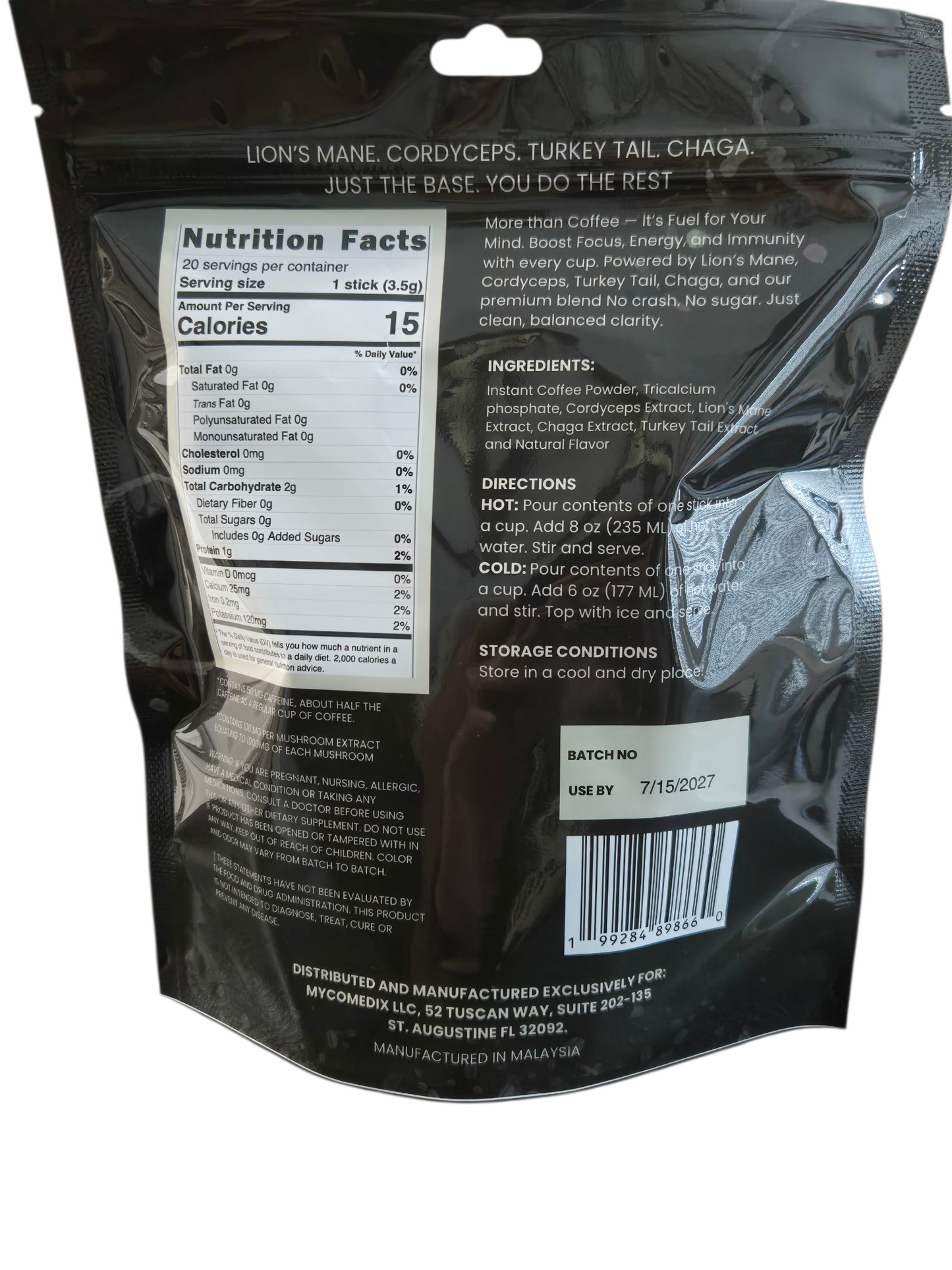 Blank Canvas – 4 Mushroom Instant Coffee
